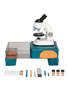 Микроскоп детский для наблюдения с кейсом в виде столика Орбита OT-INL83